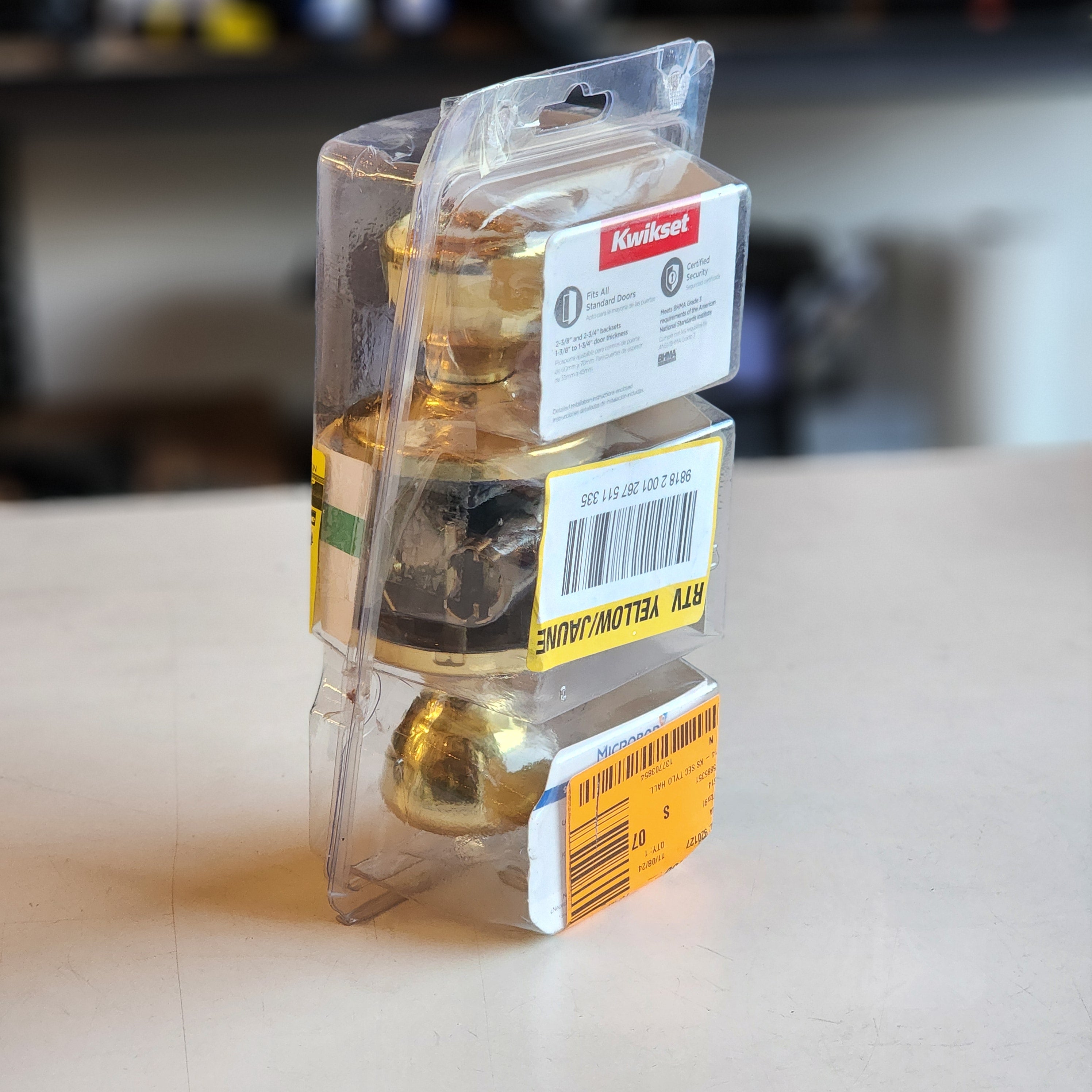 KS SEC TYLO HALL/CLOSET POL BRASS (200T 3 CP) KS SEC TYLO HALL/CLOSET POL BRASS (200T 3 CP)